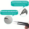 6 Pcs Precision Long ESD Stainless Steel Tweezers Set For Electronics And Repair 2