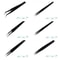 6 Pcs Precision Long ESD Stainless Steel Tweezers Set For Electronics And Repair 5