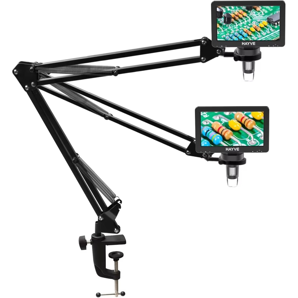 Adjustable Flexible Microscope Arm Stand Metal Bracket Mount 6