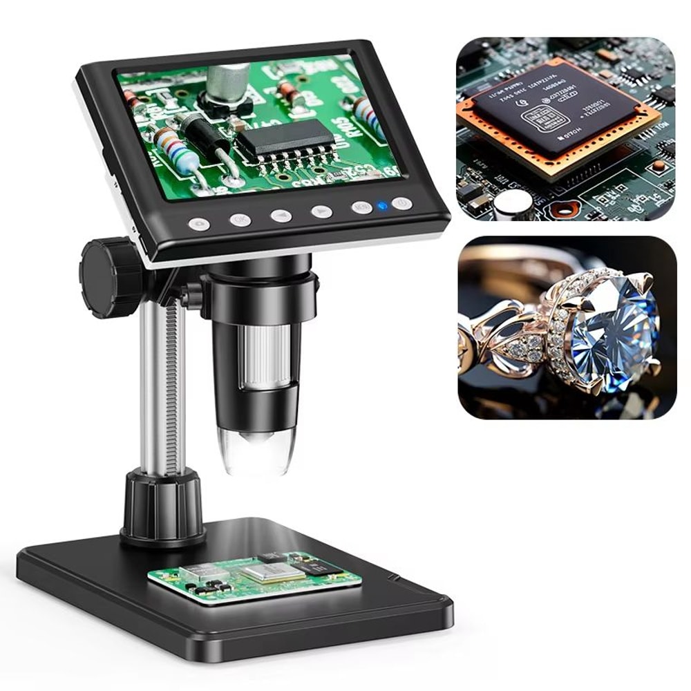 Hayve 43 1600X USB Digital Microscope 1080p With LED Stand 0