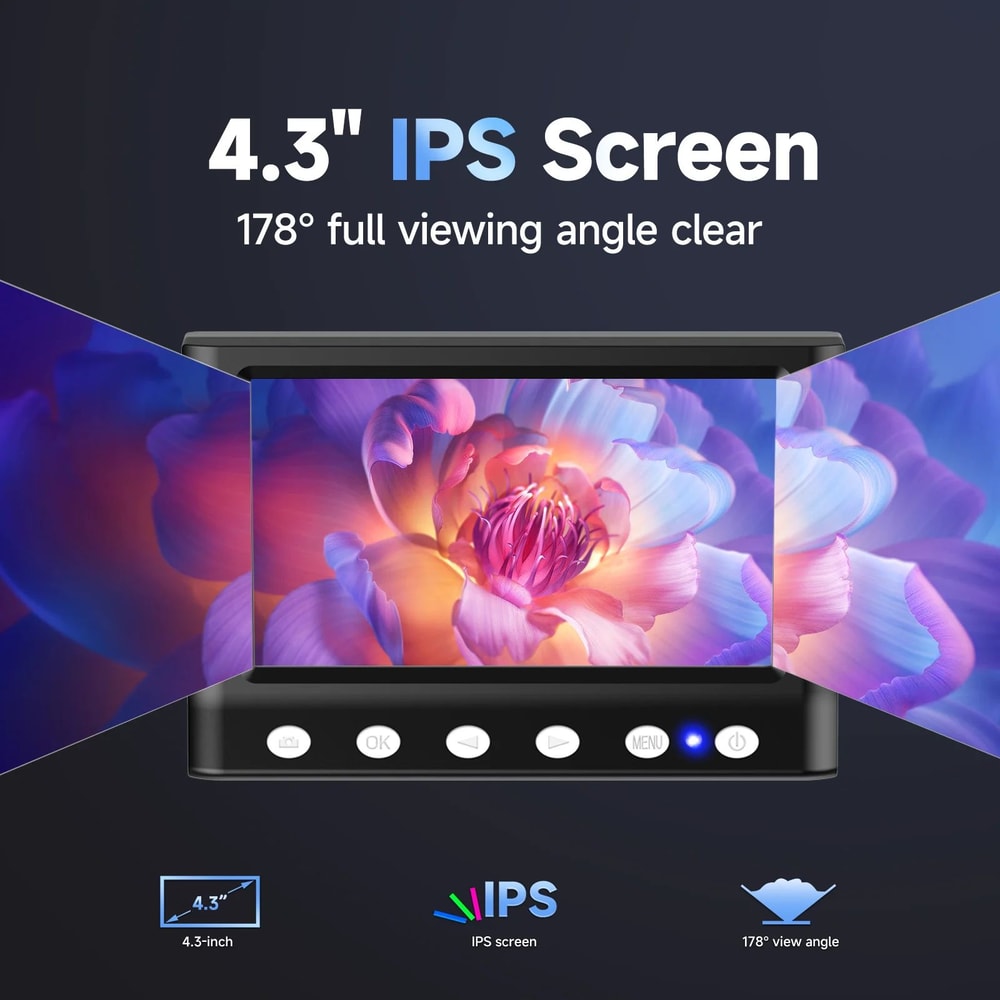 Hayve 43 1600X USB Digital Microscope 1080p With LED Stand 1