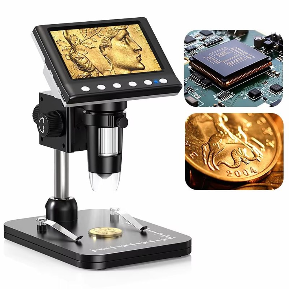 Hayve 43 1600X USB Digital Microscope 1080p With LED Stand 8