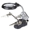 3in1 Welding Magnifying Glass With LED Light And Soldering Iron Stand 6