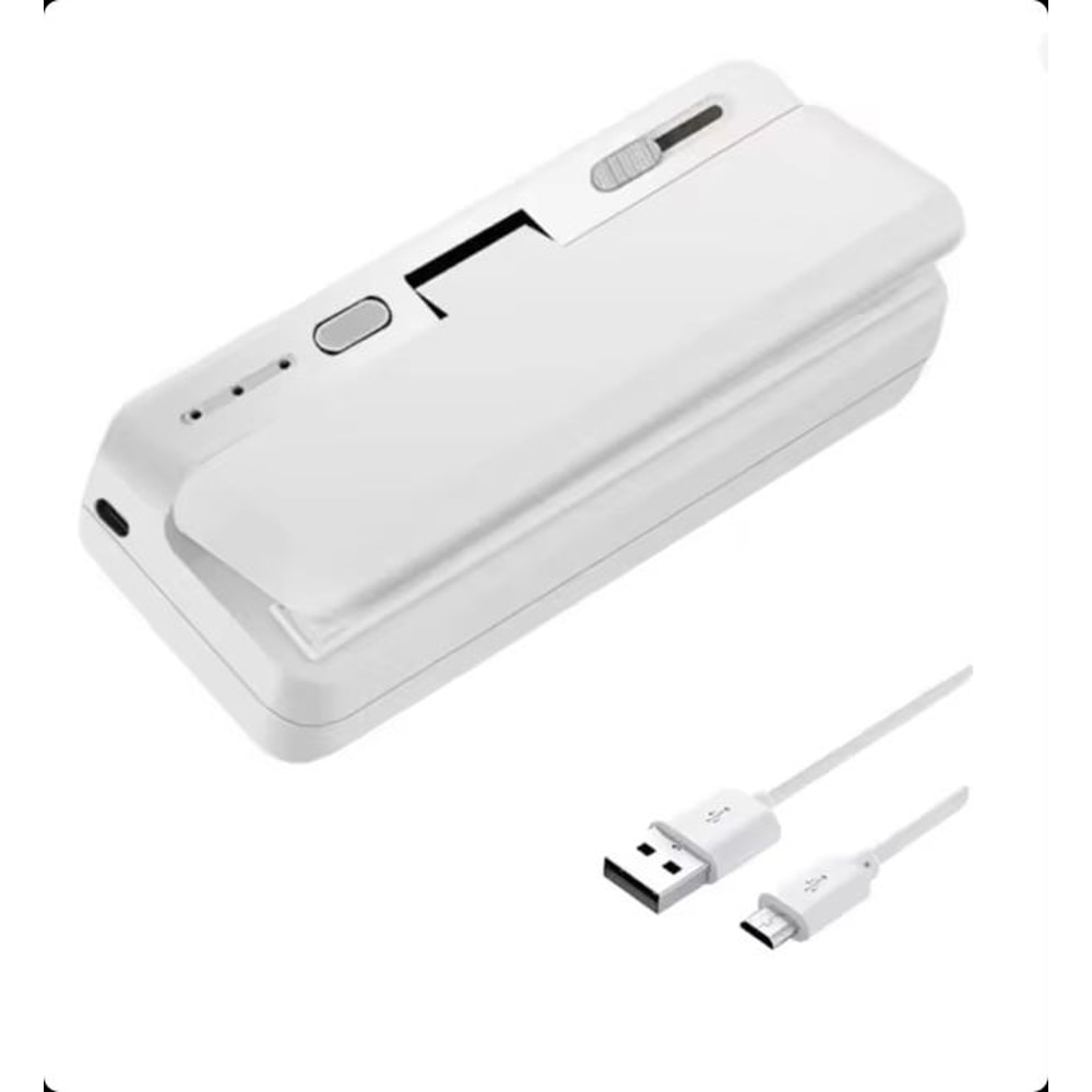 Mini Handheld Rechargeable Plastic Bag Heat Sealer For Food Storage 7