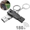 Double Pipe HighDecibel Survival Whistle Keychain Outdoor Tool 1
