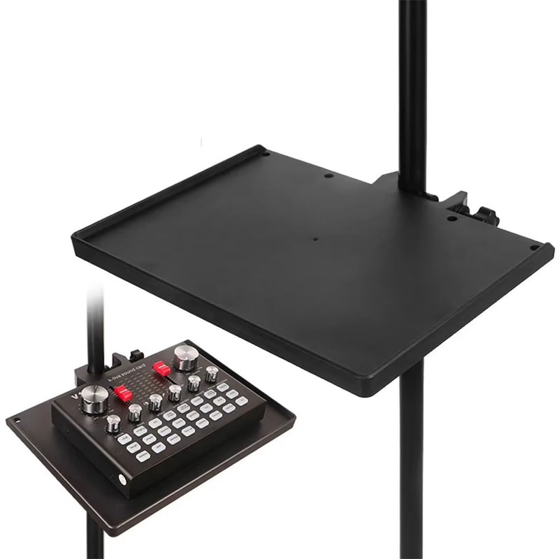 Universal Sound Card Tray And Microphone Stand Clip For Live Broadcast 5