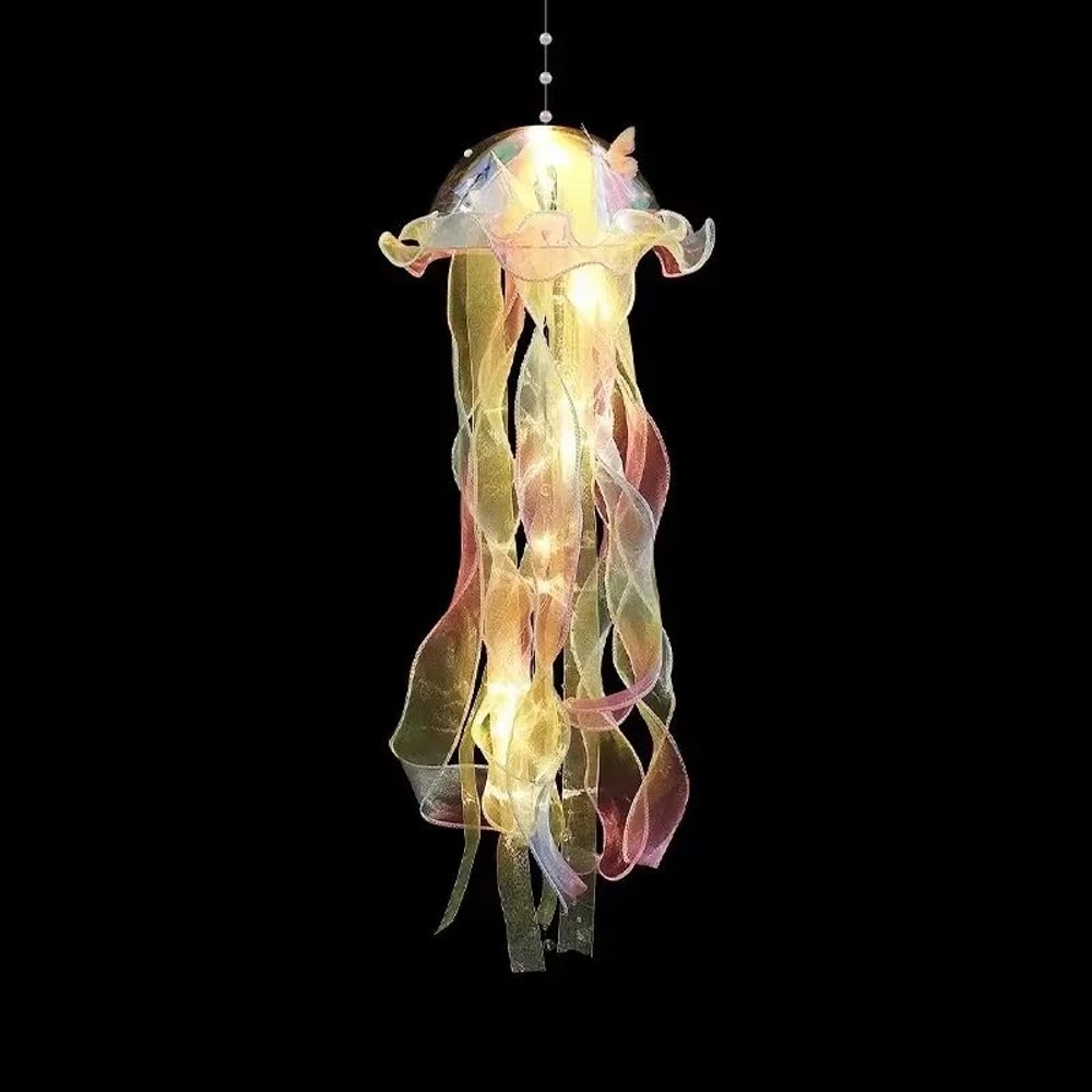 Gradient Jellyfish LED Pendant Light Decoration For Festival And Home 9