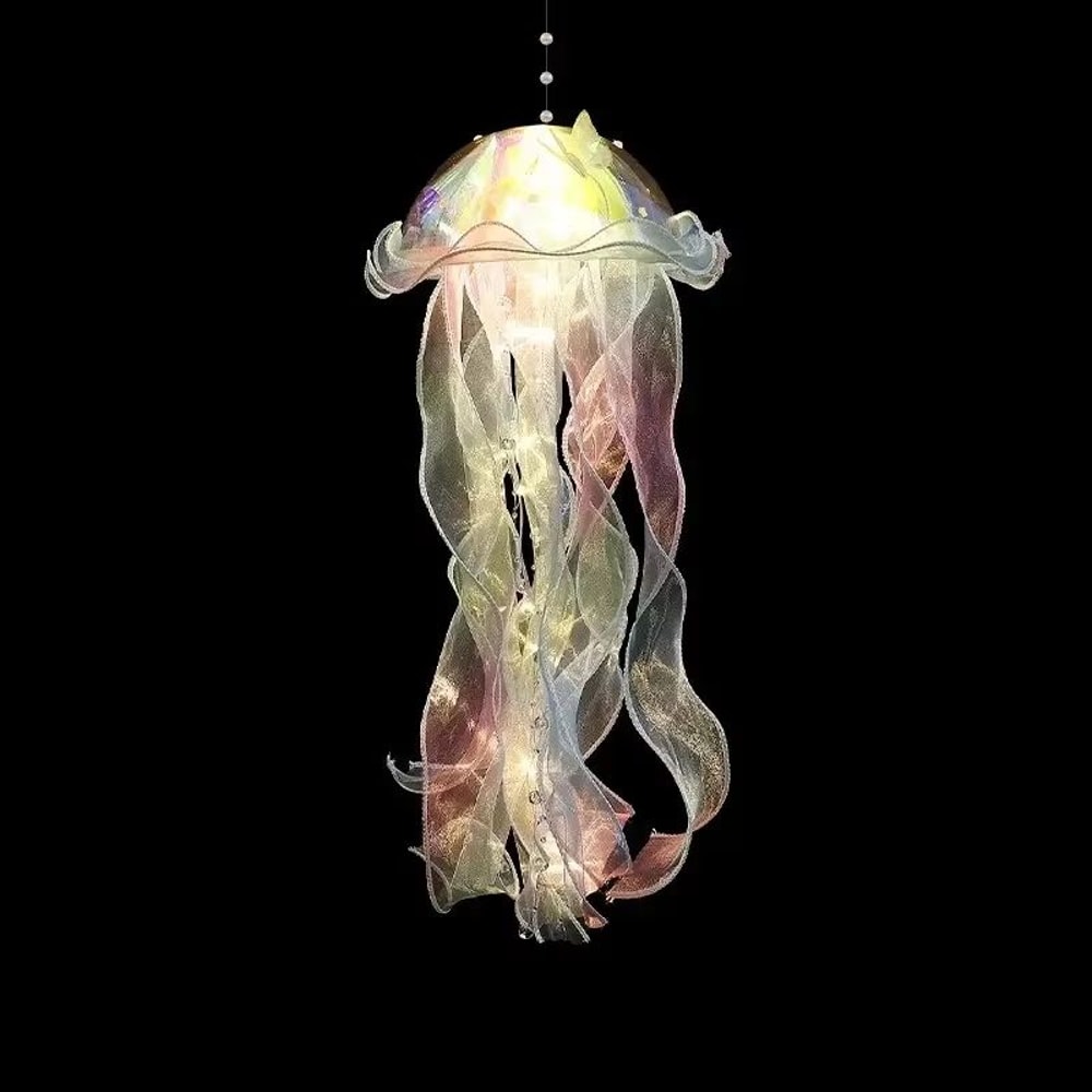 Gradient Jellyfish LED Pendant Light Decoration For Festival And Home 10