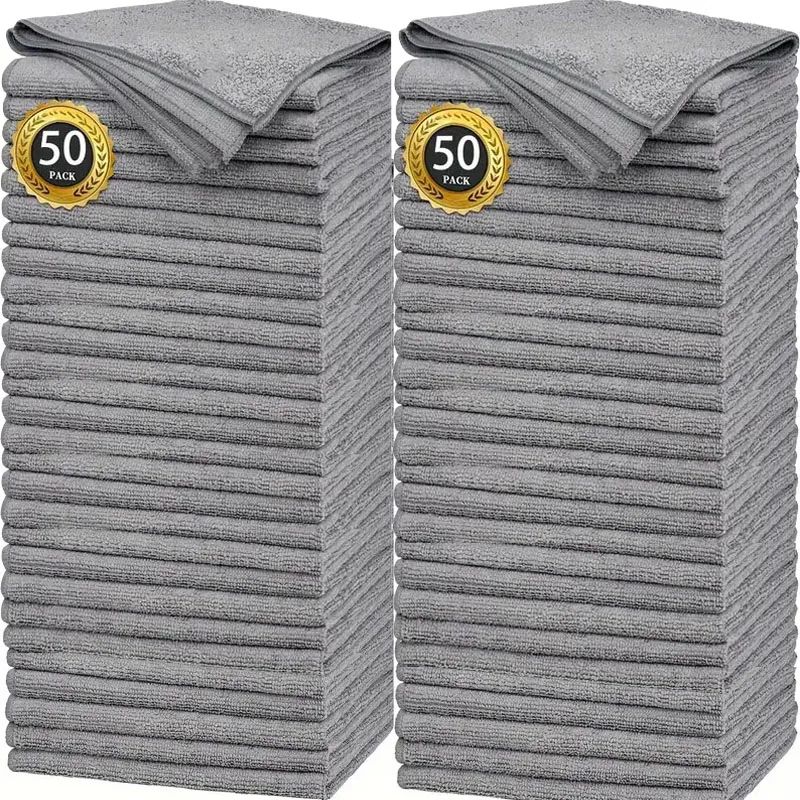 Thick Reusable Microfiber Cleaning Cloths LintFree Absorbent Towels For Car Window And Home 0