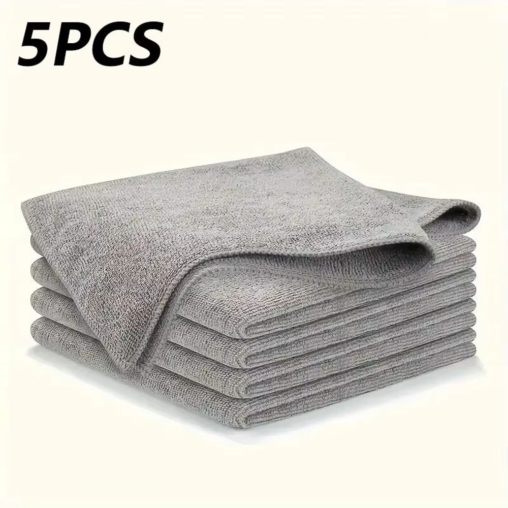 Thick Reusable Microfiber Cleaning Cloths LintFree Absorbent Towels For Car Window And Home 7