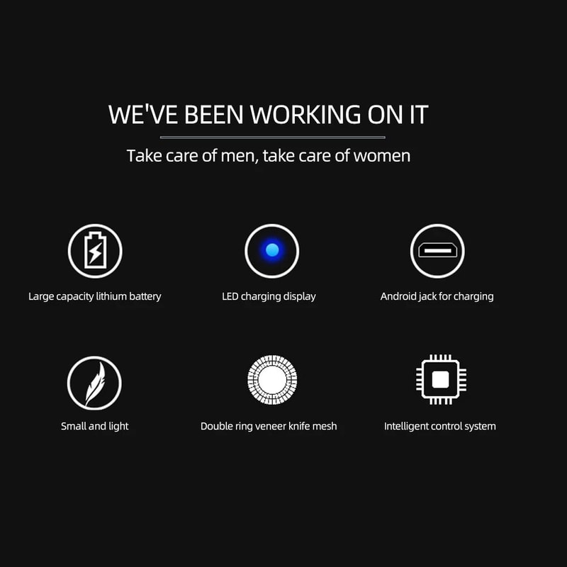 Mini Rechargeable Electric Shaver And Epilator For Men And Women 4