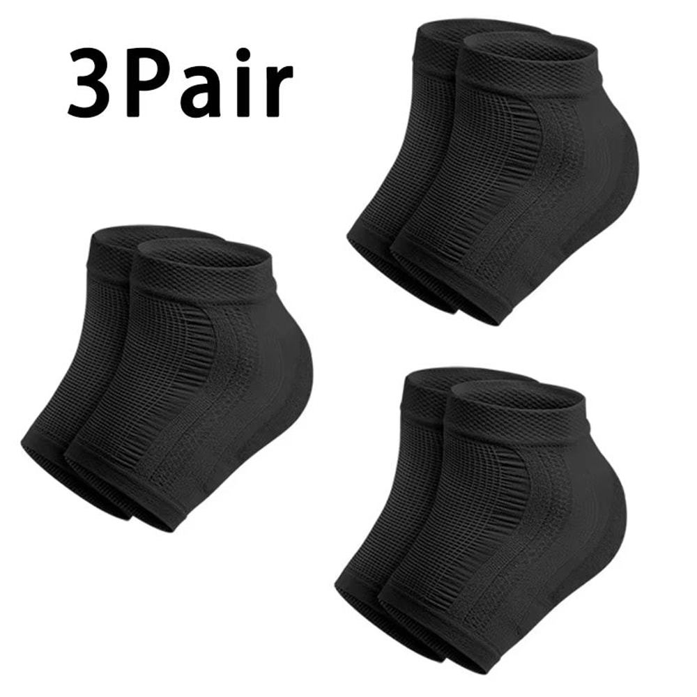 Mesh Gel Silicone Heel Protector Socks With Moisturizing Foot Cover 10