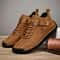 Mens Handmade Breathable Leather Casual Sneakers And Outdoor Ankle Boots 9