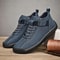 Mens Handmade Breathable Leather Casual Sneakers And Outdoor Ankle Boots 4
