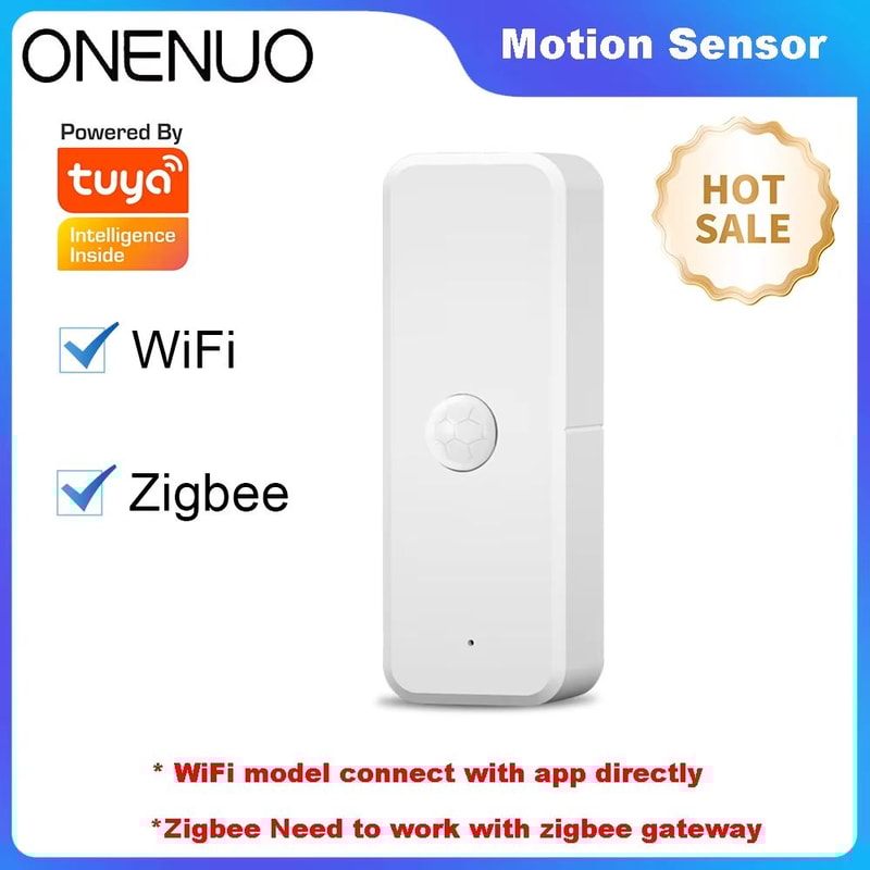 Tuya Smart WiFi Or Zigbee PIR Motion Sensor For Smart Home Security And Automation 0