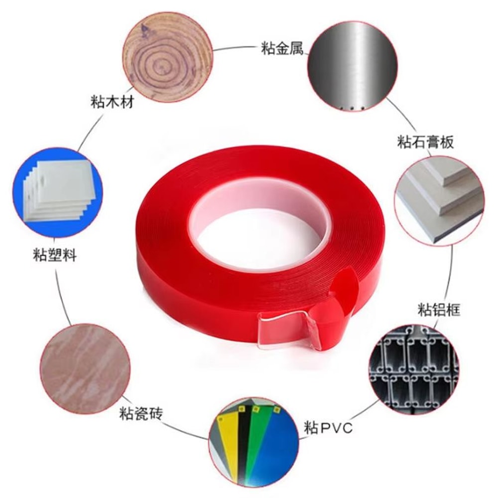 Transparent DoubleSided Nano Tape Washable Adhesive Strong Bond Traceless Tape 5
