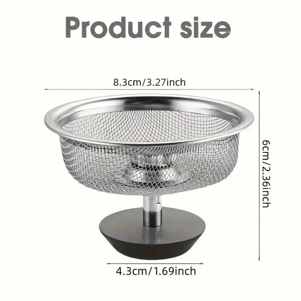 Stainless Steel Kitchen Sink Filter And Garbage Food ResidueHair Catcher 3