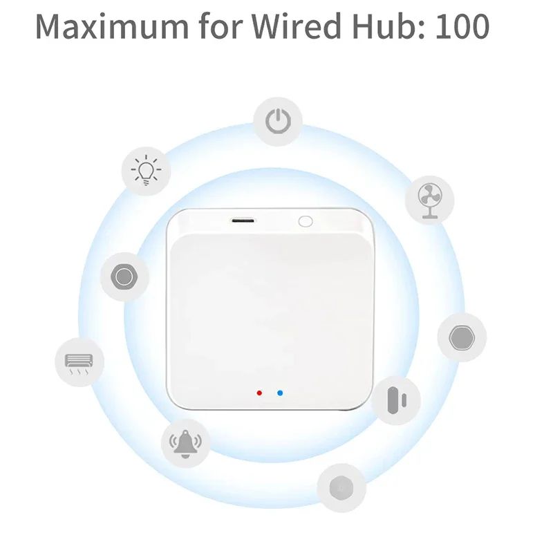 Wireless Smart Home Bluetooth ZigBee Gateway Hub Alexa Google Home Voice Control 5