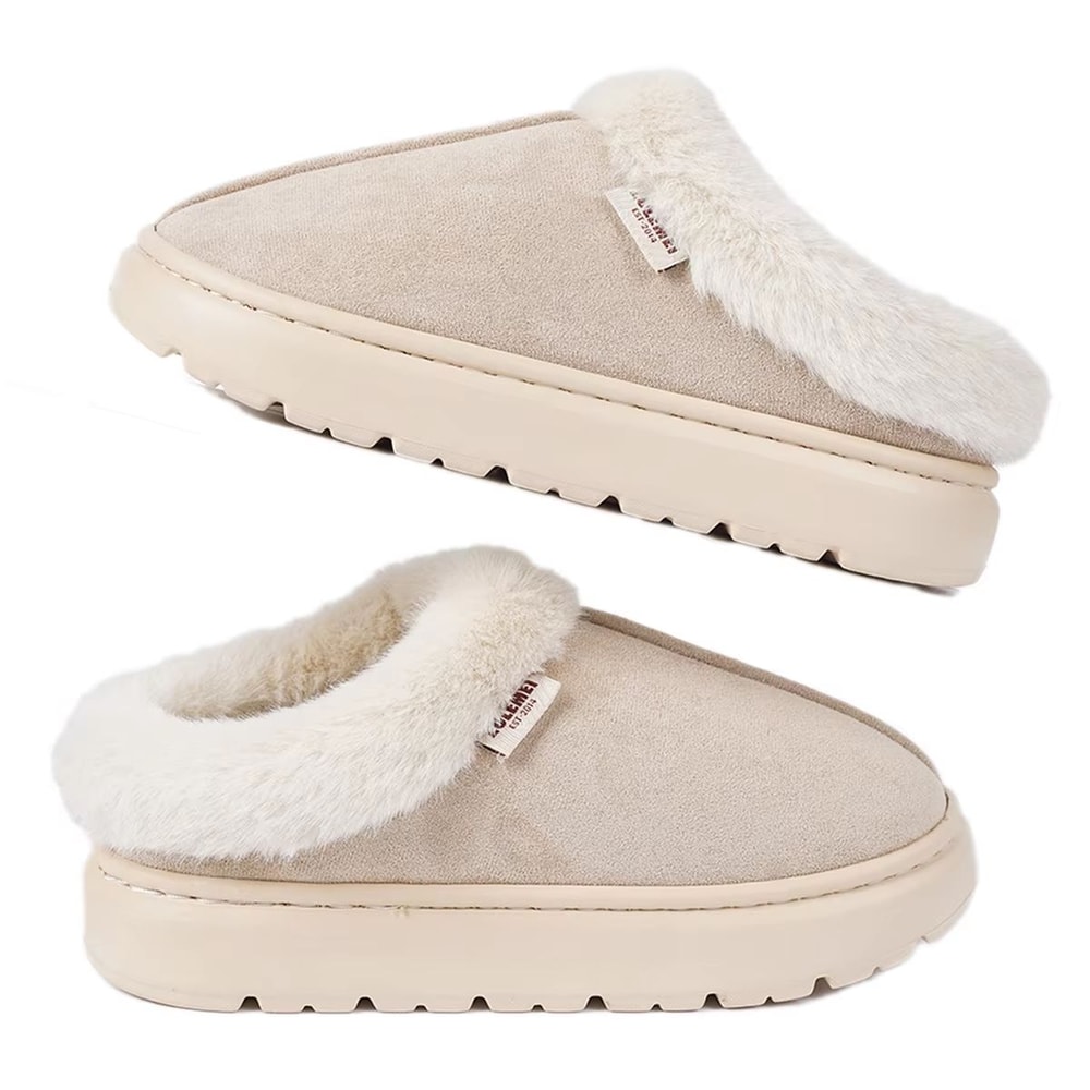 Unisex Winter Cotton Plush Padded Warm House Shoes Outdoor Casual Slippers 2025 7