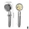 Pressurized 360 Rotating Turbo Shower Head With WaterSaving Propeller Flow 3