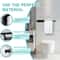 Adhesive Space Saver Paper Towel Holder And Toilet Roll Rack 4