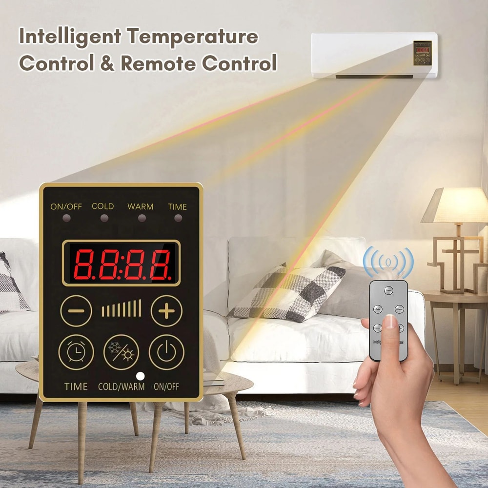 Wall Mounted Desktop Heater And Fan Combo For Household Bedroom Heating Nature Wind 3