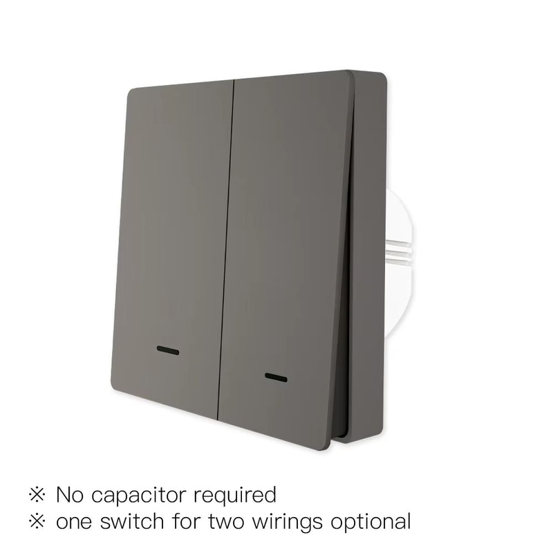 MOES ZigBee Smart Light Switch No Neutral Wire No Capacitor Alexa Google Home Compatible 7