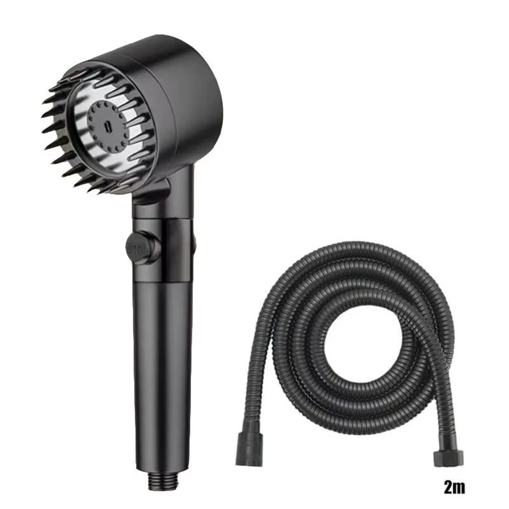 Portable ThreeSpeed Adjustable Shower Head With BuiltIn Head Massage Filter 24