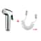 Handheld Toilet Bidet Sprayer With Flexible Spring Hose Bathroom Accessory 0