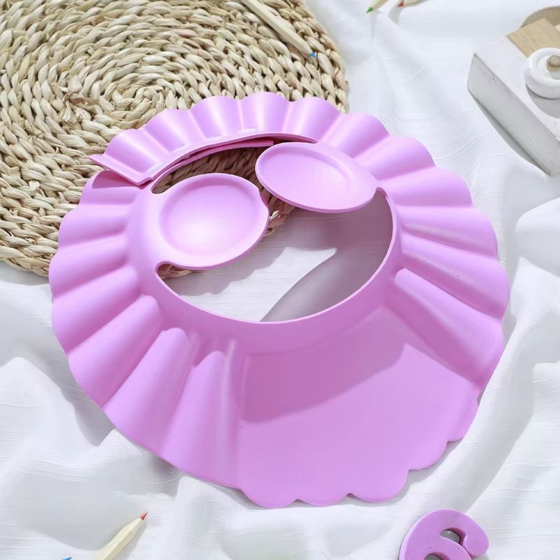 Adjustable Baby Shampoo Shower Cap Soft Hair Wash Visor Protection Hat 10