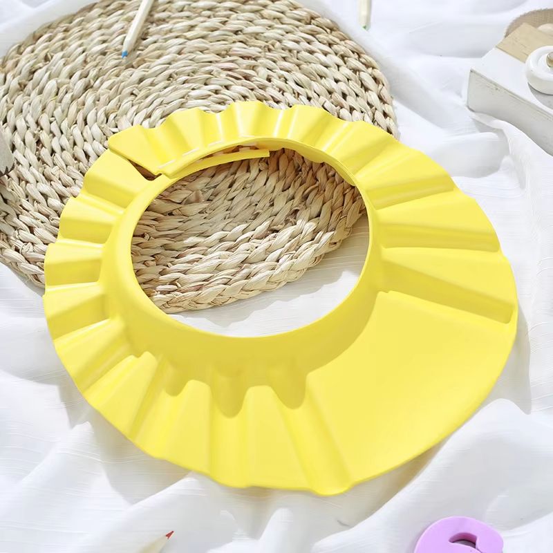 Adjustable Baby Shampoo Shower Cap Soft Hair Wash Visor Protection Hat 13