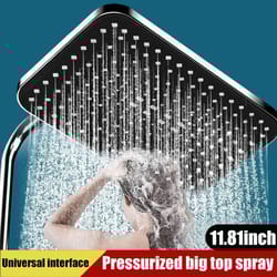 14-inch high-pressure 360° rotating water-saving oversized shower head