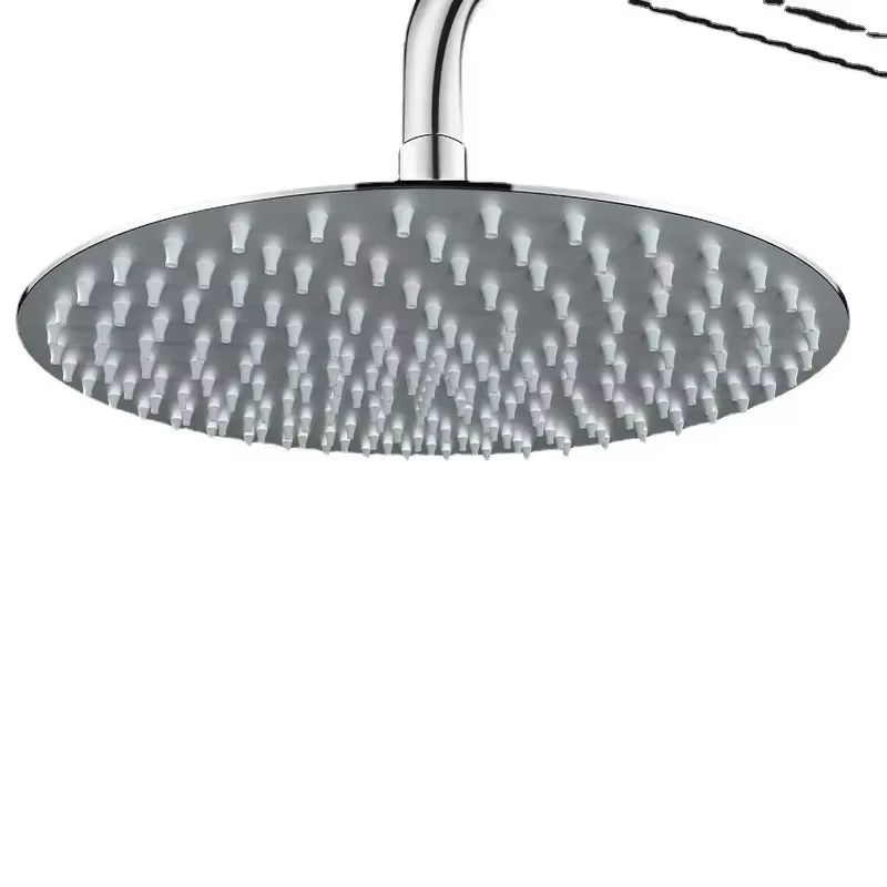 6810 Inch Stainless Steel UltraThin Square And Round Waterfall Rainfall Shower Head 2