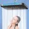 High Pressure Rainfall Shower Head With Adjustable Angle And AntiClogging Silicone Nozzles 0