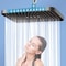 High Pressure Rainfall Shower Head With Adjustable Angle And AntiClogging Silicone Nozzles 0