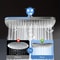 High Pressure Rainfall Shower Head With Adjustable Angle And AntiClogging Silicone Nozzles 3