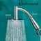 HighPressure Stainless Steel Square Rainfall Shower Head With Curved Extension 6