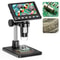 RIEVBCAU DM7 43 Inch 1000X Digital Microscope 1080P Video Coin And Soldering Inspection 0