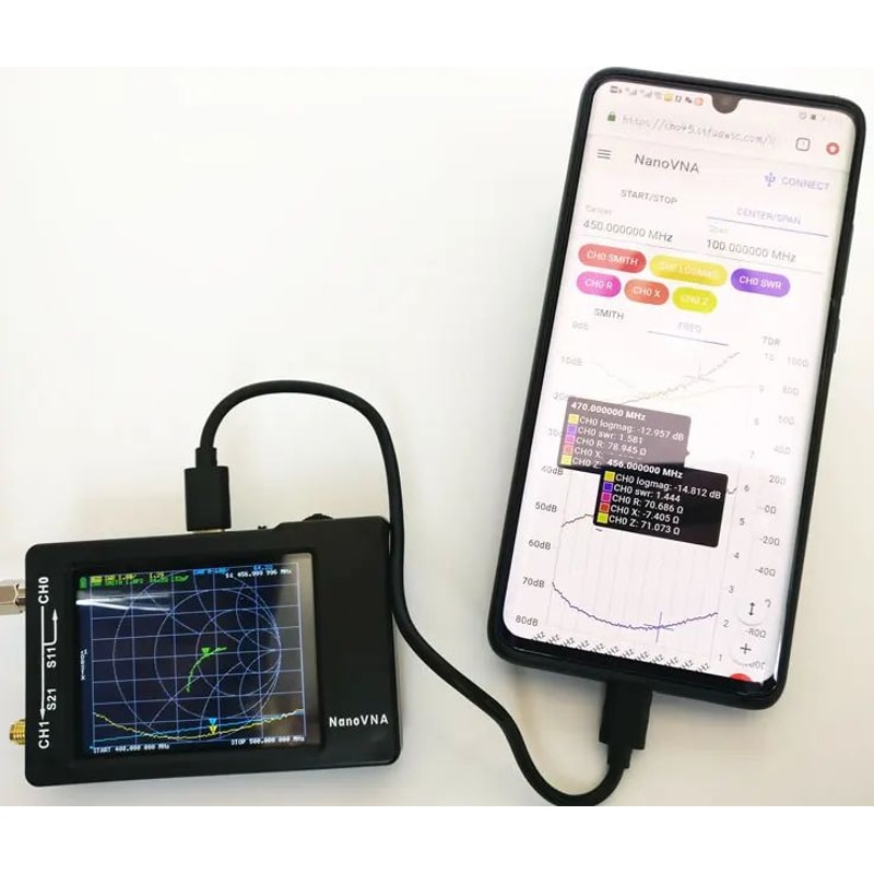 28in NanoVNAH 15GHz Portable Vector Network Antenna Analyzer 4