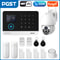 PGST 103 24 Inch 4G 2G WiFi GSM Smart Home Security Alarm System With PIR Motion And RFID 21