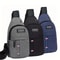 Mens Functional Travel Chest Bag Lightweight Nylon Single Shoulder Sling 0