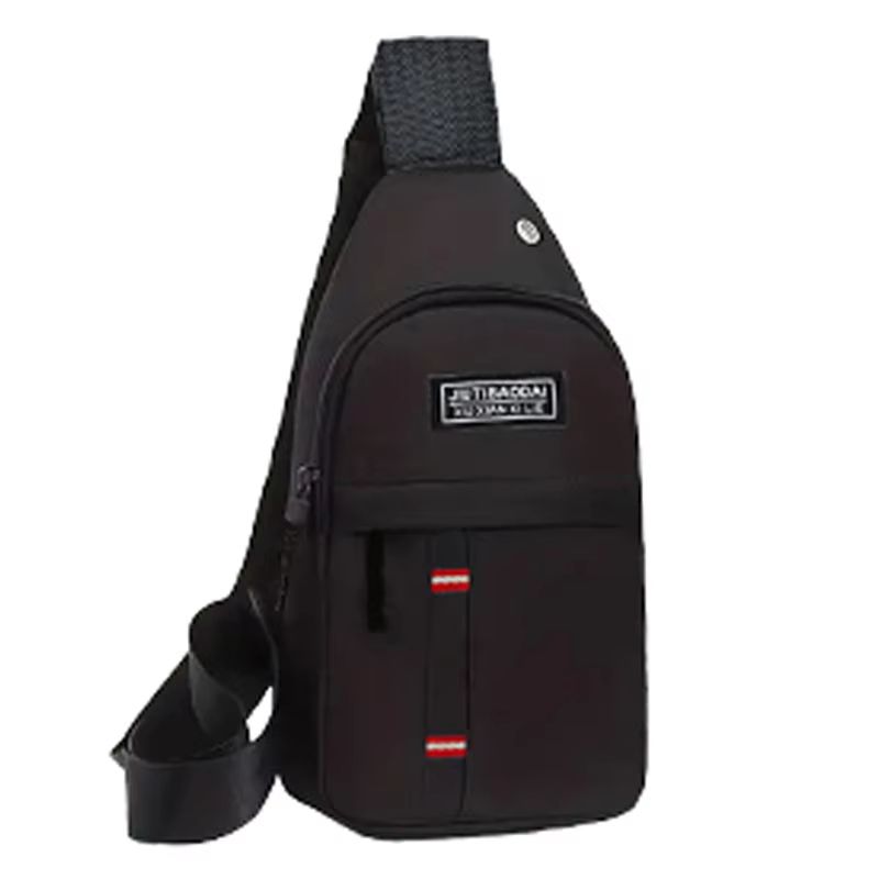 Mens Functional Travel Chest Bag Lightweight Nylon Single Shoulder Sling 8
