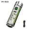USBC Rechargeable Mini LED Keychain Flashlight With Tail Magnet UV And Multifunction Torch 6