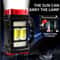 Solar Rechargeable Camping Light Portable LED Searchlight With Dual Light Source And USB Charging 0
