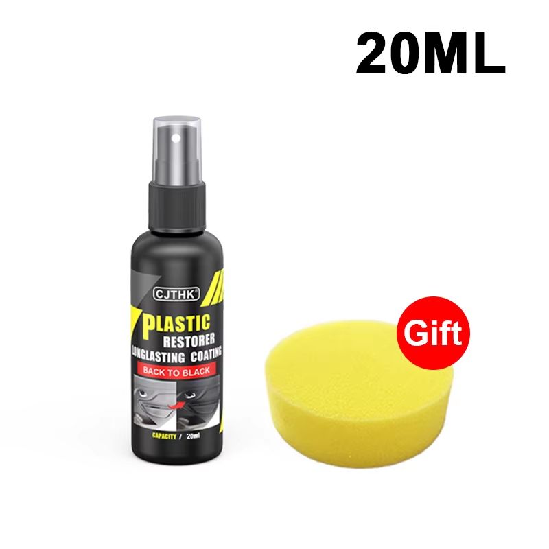 Car Plastic Restorer And Black Trim Coating For Exterior Plastic And Rubber Shine And Protection 11