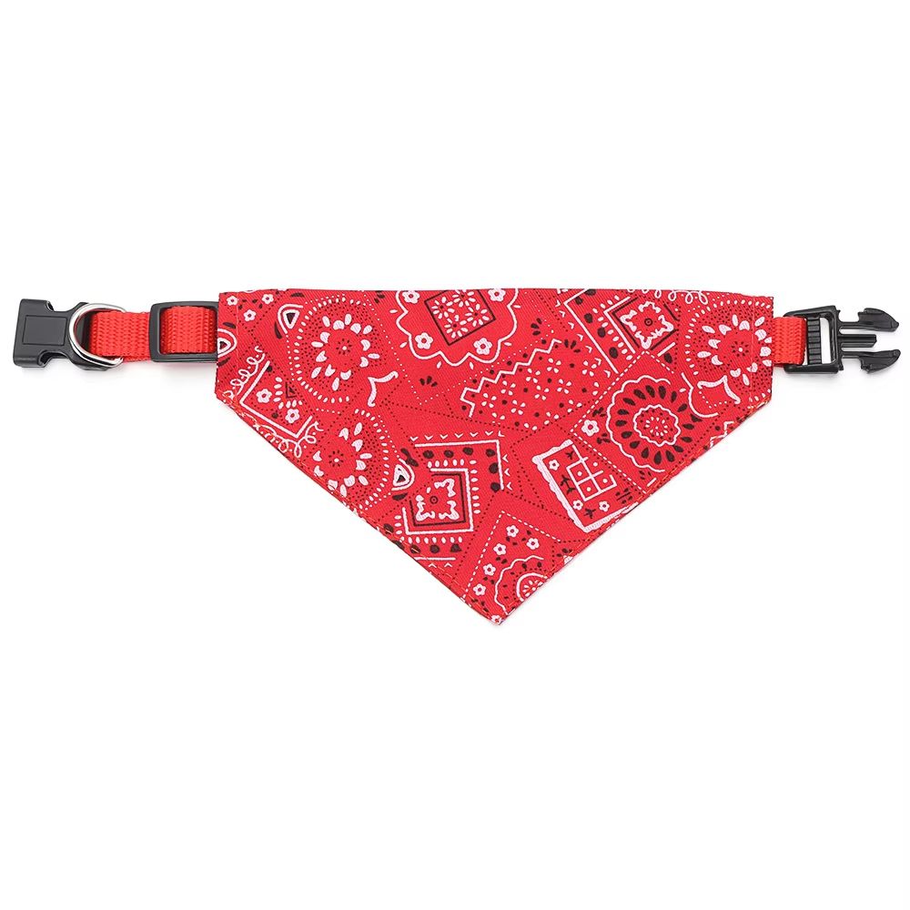 Adjustable Pet Bandana Collar Washable Triangular Dog And Cat Scarf For Dress Up And Everyday Wear 7