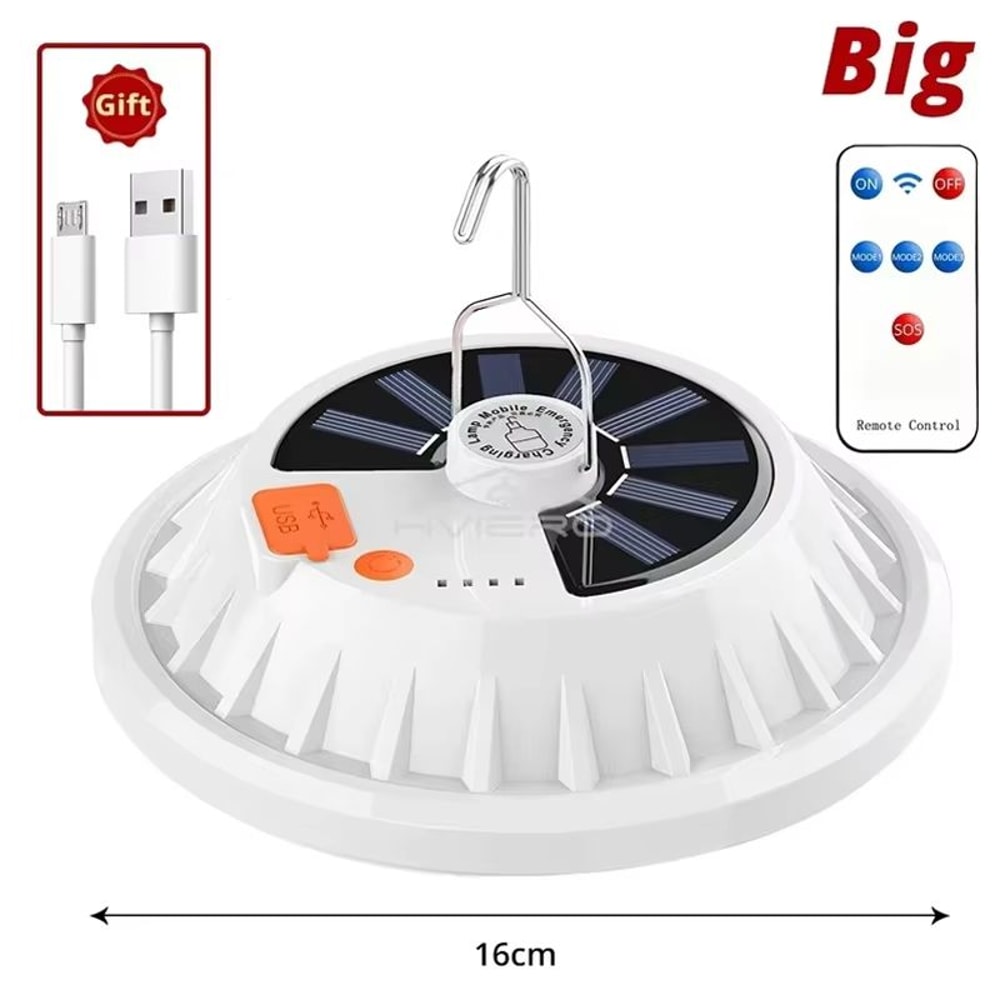 Portable Rechargeable Camping Lantern Power Bank Waterproof Tent Light Handheld LED Floodlight Flas 11