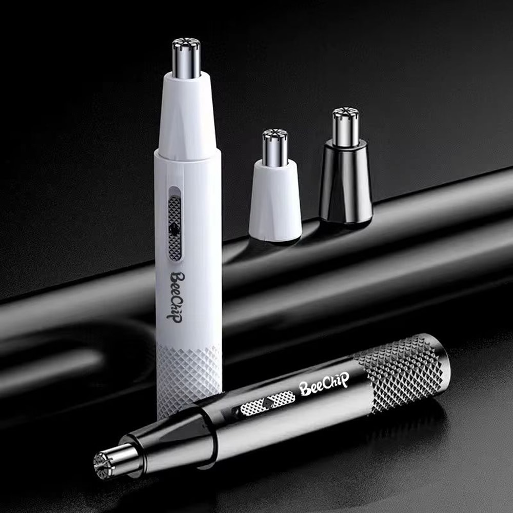 USB Rechargeable Electric Nose Hair Trimmer For Men And Women Metal Rotary Nose And Ear Groomer 2