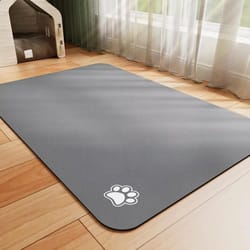 absorbent pet feeding mat for dog and cat food and water bowls quick dry waterproof placemat