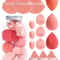 15 Piece Makeup Puff Set With Loose Powder Puffs Mini Makeup Sponges And Air Cushion Puffs In Trave 1